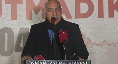 6 Şubat Depremi Osmangazi’de Unutulmadı: Sirenler Duygusal Anlar Yaşattı