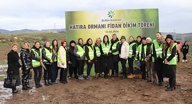 Bursa BUSADER’den Mudanya Balabancık’ta 10 Bin Fidanlık Hatıra Ormanı