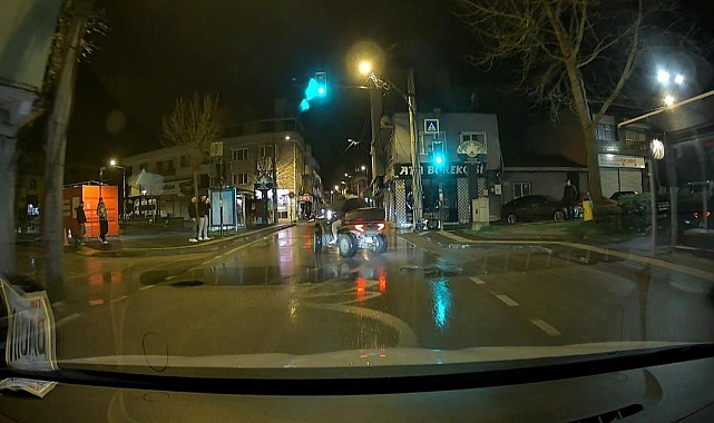 Bursa Osmangazi’de ATV Drift Faciası Kamerada