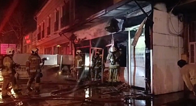 Bursa yangın paniği