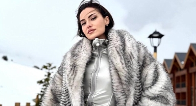 Fahriye Evcen’den Kış Tatili Paylaşımı: Yeni Kareler Sosyal Medyayı Büyüledi
