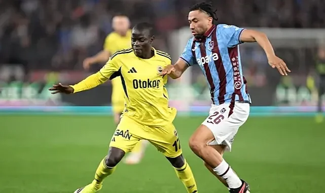 Fenerbahçe, Trabzonspor deplasmanında galip geldi