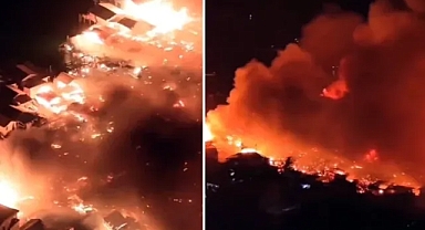 Filipinler'de çıkan yangın faciaya neden oldu