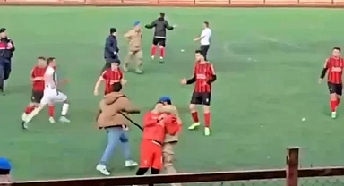 Afyon Süper Amatör Lig Maçında Kavga