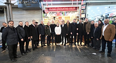 BTSO Başkanı Burkay, Tarihi Çarşı ve Hanlar Bölgesi Esnafıyla Buluştu