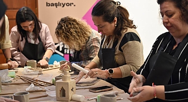 Bursa’da Ramazan Seramik Atölyesi ile Kadınlar Özgün Eserler Üretti