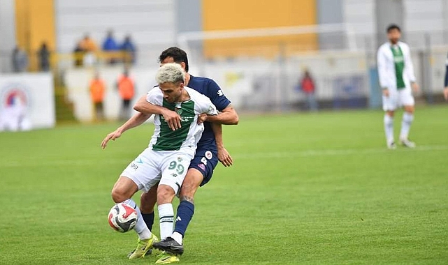 Bursaspor deplasmanda 2 puan bıraktı! Fethiyespor ile berabere kaldı