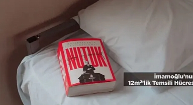 İmamoğlu'nun Silivri'de sergilenen cezaevi maketine Nutuk konuldu