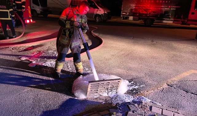 İnegöl’de Gaz Kokusu Paniği