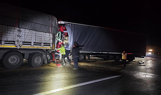 Kestel’de Tır Kazası