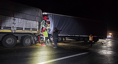 Kestel’de Tır Kazası