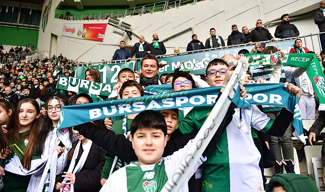 Osmangazi Belediyesi’nden 100 Çocuğa Bursaspor Maçı Heyecanı