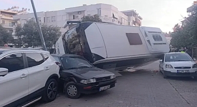 Otel servisi kazası: 6 araç birbirine girdi