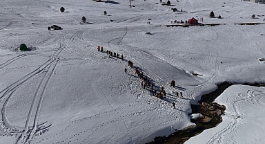 Uludağ’da AFAD Öncülüğünde Çığ Tatbikatı Gerçeğini Aratmadı