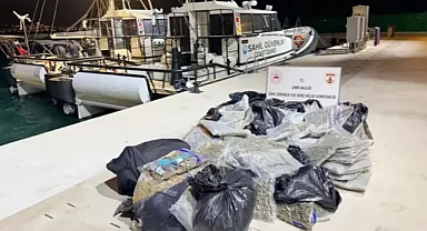 Balıkesir Ayvalık Açıklarında 158 Kilogram Uyuşturucu Ele Geçirildi