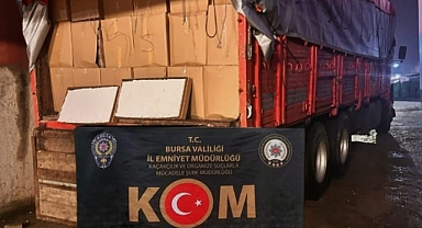 Bursa’da Kaçak Makaron Operasyonu: 4 Milyon Üzerinde Ele Geçirildi