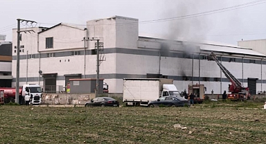 Bursa'da mobilya fabrikasında korkutan yangın