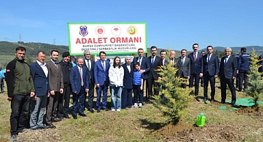 Bursa’da Şehit Cengiz Yiğit Adına Hatıra Ormanı Oluşturuldu