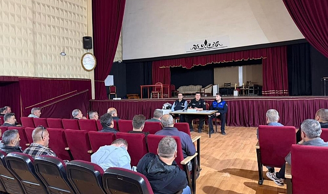 Bursa’da Servis ve Ticari Araç Sürücülerine Trafik Eğitimi Verildi