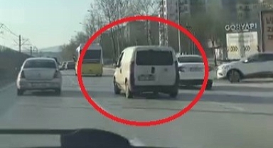 Bursa Mudanya Yolunda Ticari Araç Sürücüsünden Tehlikeli Makaslar