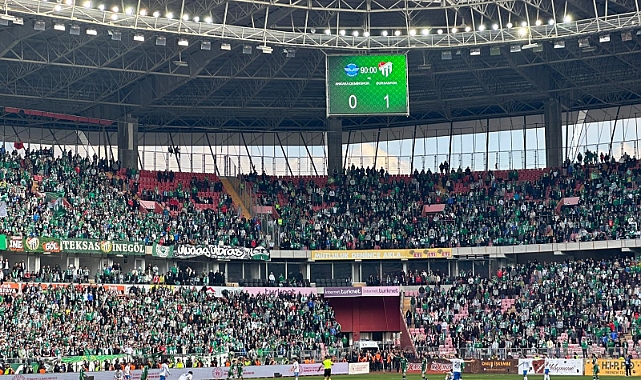 Bursaspor Eskişehir’de tek golle kazandı