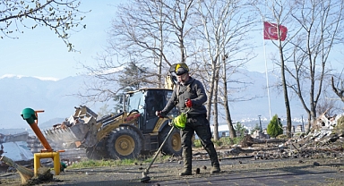 Kestel'de Bahar Öncesi Peyzaj ve Temizlik Çalışmaları Başladı