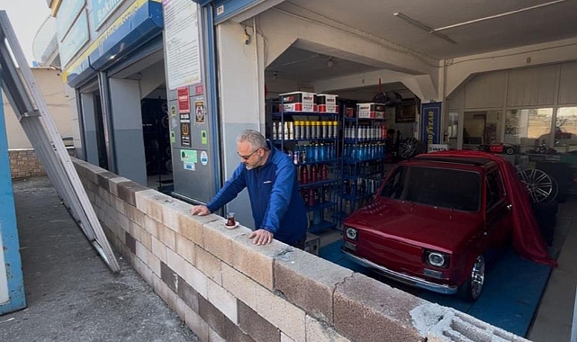 Nilüfer'de Şok Olay: Oto Lastikçi Dükkanının Önüne Duvar Örüldü