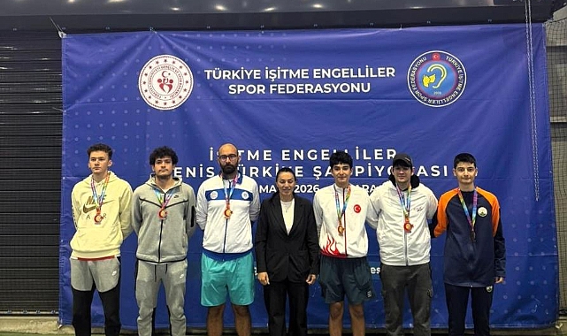 Osmangazi Belediyespor Tenis Takımı Büyükler Türkiye Şampiyonası’nda Madalya Kazandı