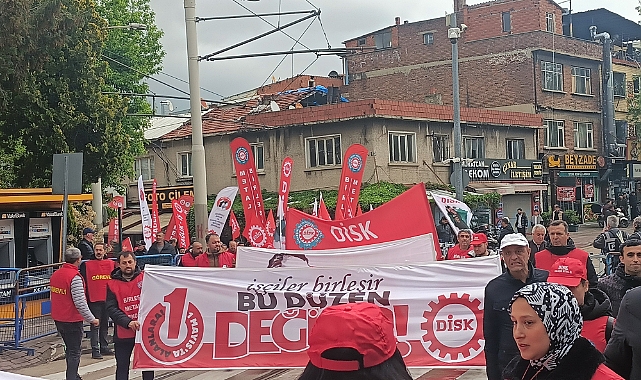 Bursa’da 1 Mayıs coşkusu: Binlerce kişi alanlara çıktı