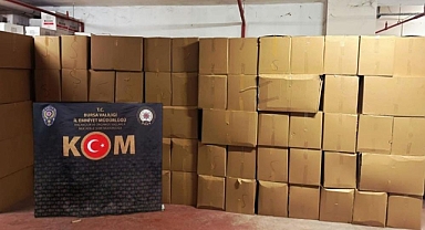 Bursa’da 3 Milyon 105 Bin Adet Dolu Makaron Ele Geçirildi