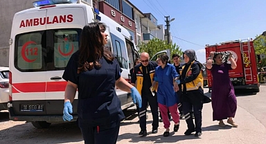 İnegöl'de Apartman Yangını: Anne ve Kızı Dumandan Etkilendi