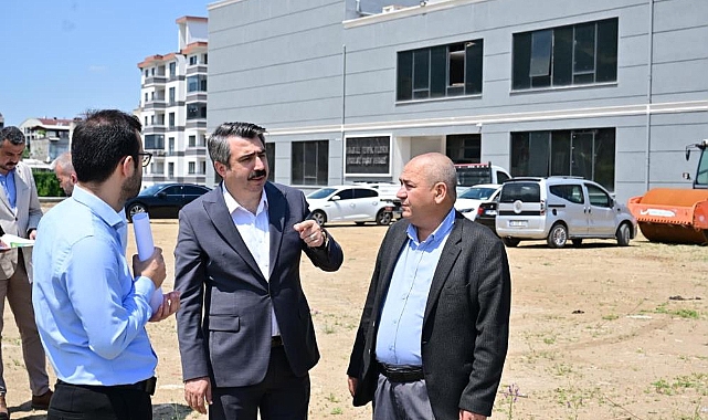 Yiğitler Mahallesi’nde yapımı süren Makbule-Tevfik Yıldırım Engelsiz Yaşam Merkezi’nde çalışmalar yüzde 92 oranında tamamlandı
