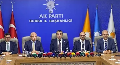 Bakan Yusuf Tekin Bursa'da Eğitim Yatırımlarını Değerlendirdi: