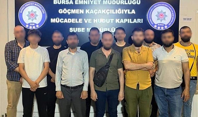 Bursa’da Düzensiz Göç Denetimi: 3 Bin Kişi Sorgulandı, 6 Kaçak Göçmen Tespit Edildi