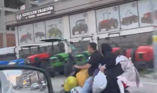 Bursa’da Elektrikli Scooter Üzerindeki Tehlikeli Yolculuk 