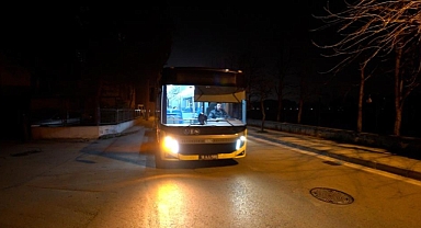 Bursa'da gece seferleri devam ediyor 
