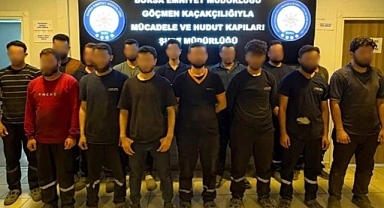 Bursa’da Kaçak Göçmen Operasyonu: 19 Yabancı Uyruklu Şahıs Tespit Edildi