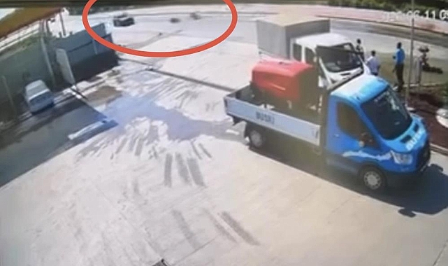 Bursa’da Korkutan Motosiklet Kazası