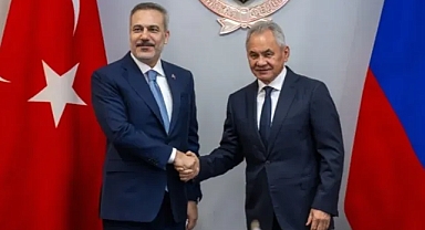 Hakan Fidan Moskova’da Sergey Şoygu ile Görüştü