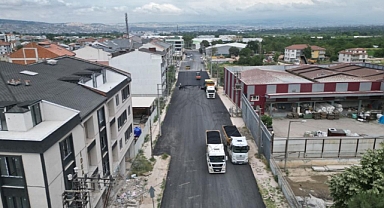 İnegöl’de Asfalt Çalışmaları Hız Kazandı: Bursa Caddesi Yenileniyor