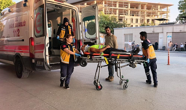 İnegöl’de Fabrika İnşaatında İş Kazası: İşçi Yüksekten Düştü