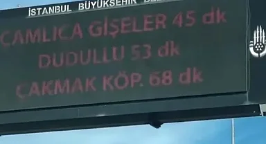 İstanbul'da Trafik Yoğunluğu Rekor Seviyelere Ulaştı