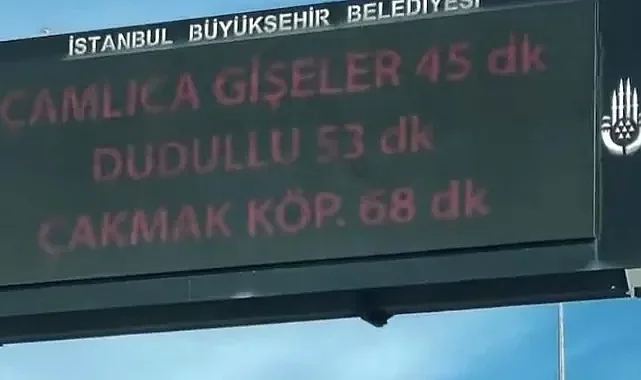 İstanbul'da Trafik Yoğunluğu Rekor Seviyelere Ulaştı