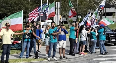Pehlevi Destekçileri İran Milli Takımı’nı Los Angeles’ta Protesto Etti 