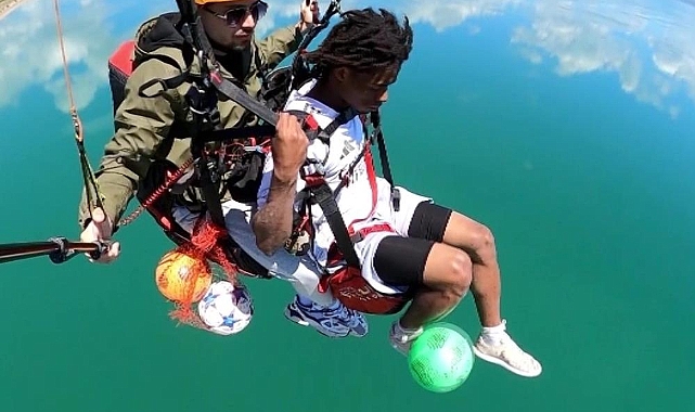 Yerli Camavinga Abdoul Hamid Diallo’dan İznik Gölü’nde Futbol Şovu