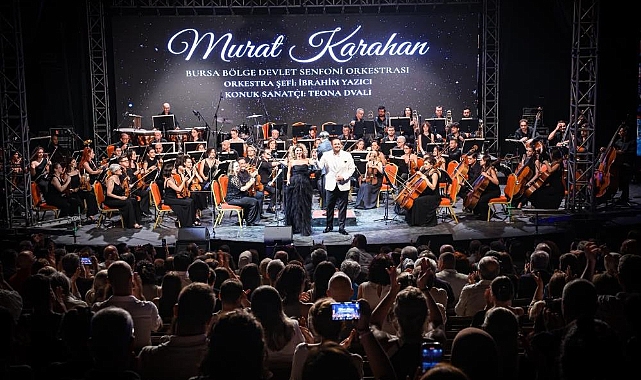 64. Bursa Festivali Muhteşem Konserle Başladı