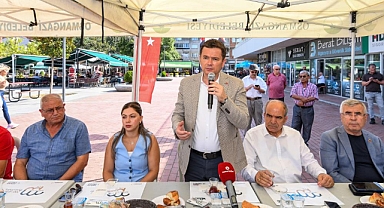 Başkan Erkan Aydın Demirtaş'ta Vatandaşlarla Kahvaltıda Buluştu