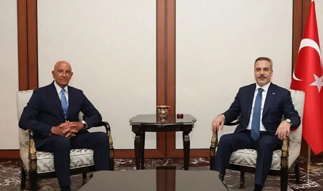 Dışişleri Bakanı Hakan Fidan, ABD Büyükelçisi Tom Barrack'ı Kabul Etti