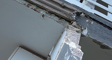 Gemlik'te Balkon Yıkımı Tartışma Yarattı