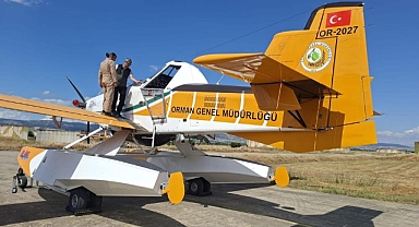 Yangın Söndürme Uçakları Yenişehir Havalimanı'nda Göreve Başladı